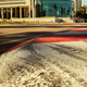 It’s nice to have racing curbs on public roads...